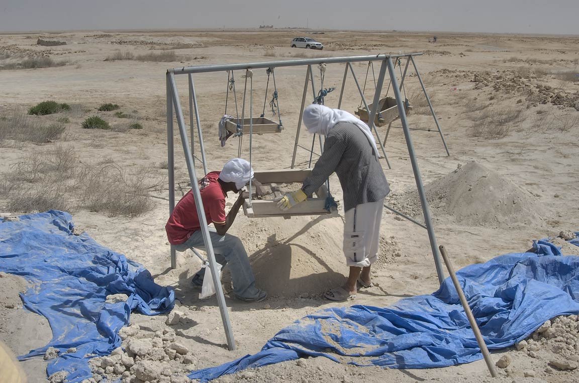 Al Zubarah Fort in the desert of north-west Qatar