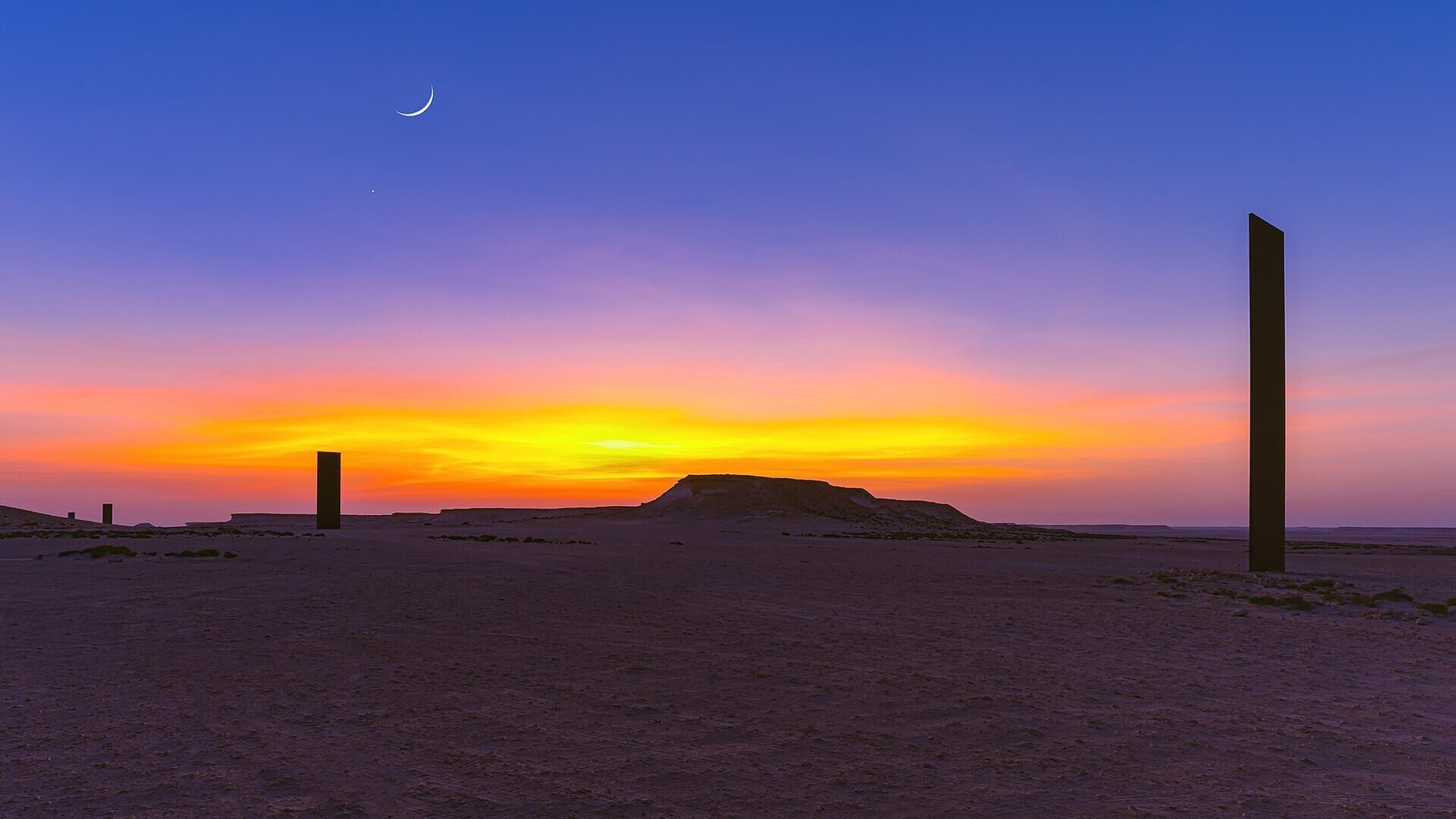 East-West/West-East by Richard Serra, Zekreet