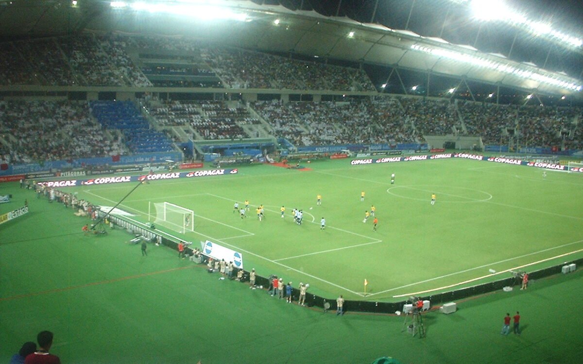 Khalifa International Stadium and the Torch Doha, Aspire Zone
